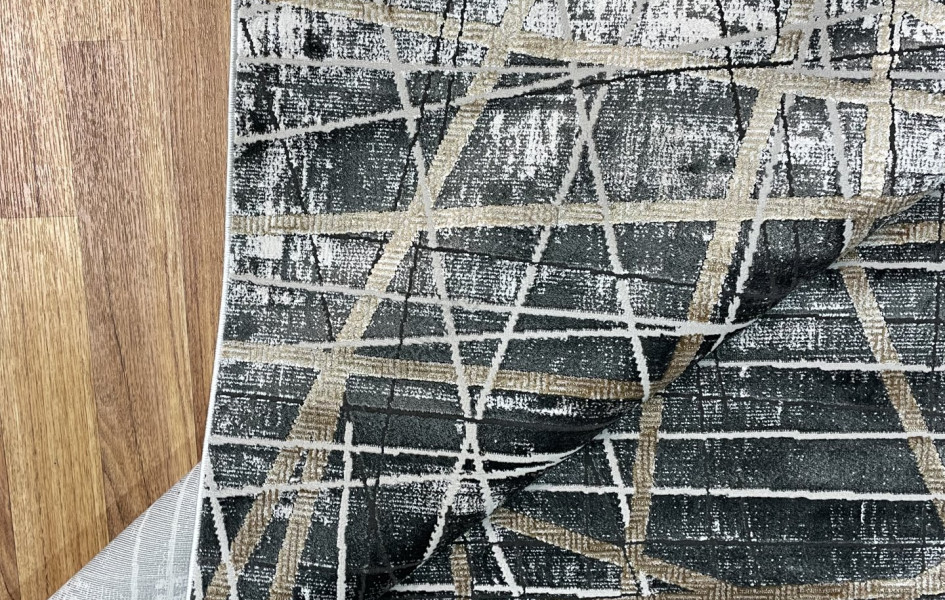 Ковер ART MAJEUR DS06A D.GREY / GOLD