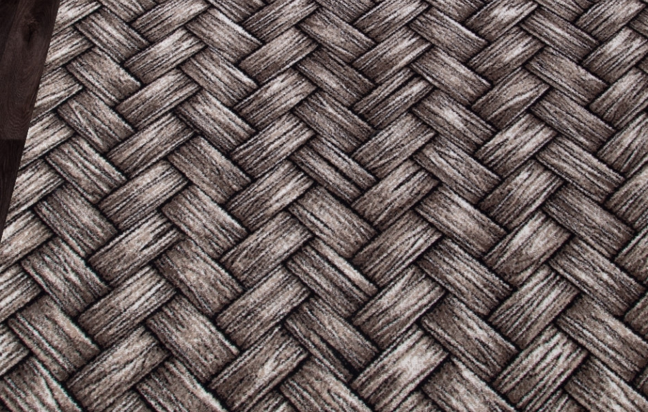 Ковер D723 - BEIGE-BROWN 2 - Прямоугольник - коллекция SIERRA