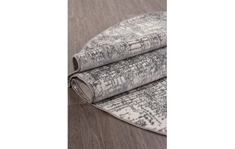 Ковер F050 - GRAY - Овал - коллекция TORNADO