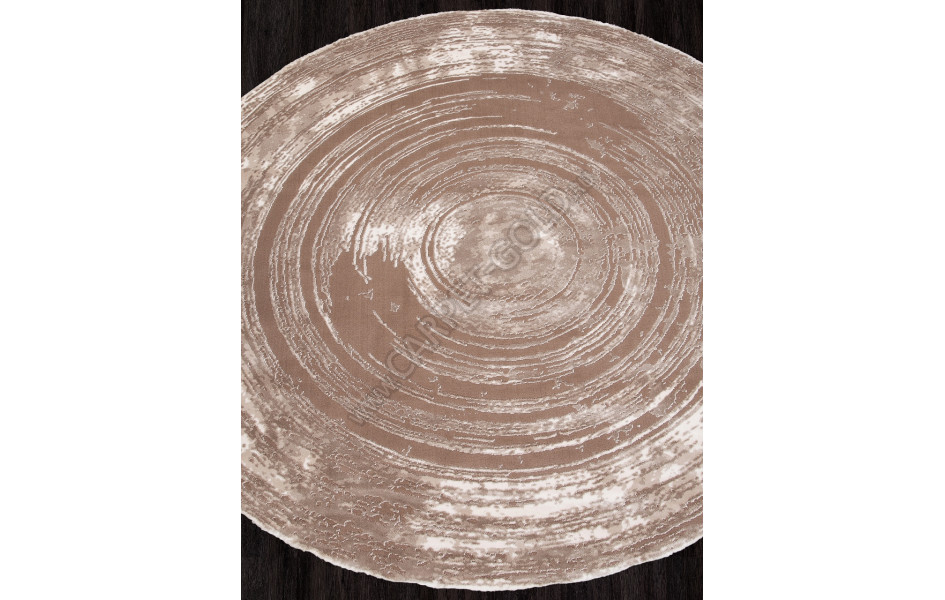 Ковер 00843A - BROWN / BROWN - Овал - коллекция SAFIR