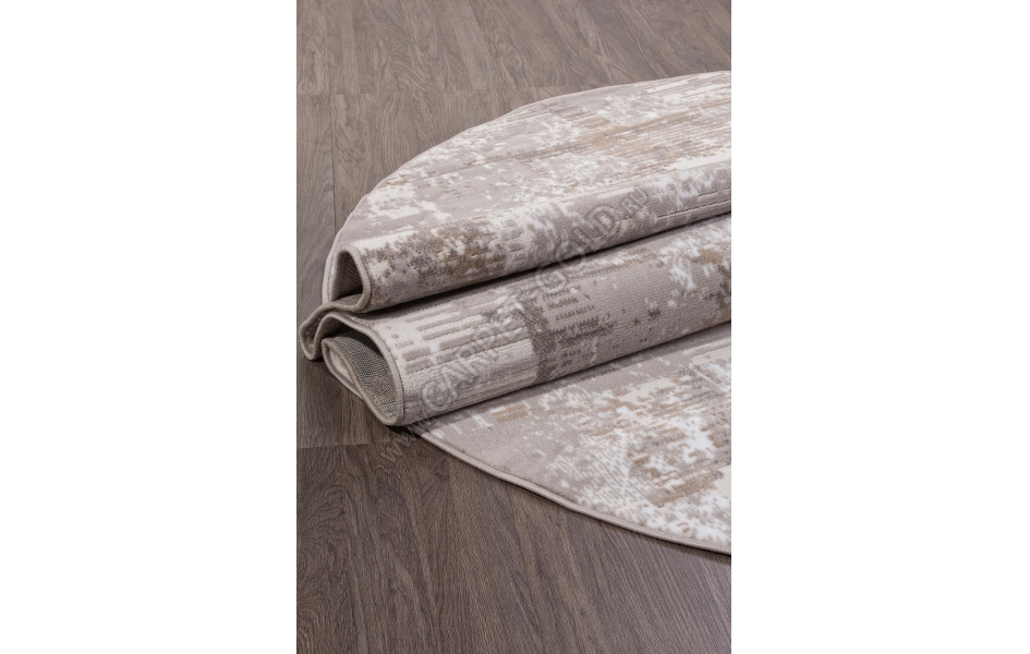 Ковер 8673 - GRAY - Овал - коллекция RICHI