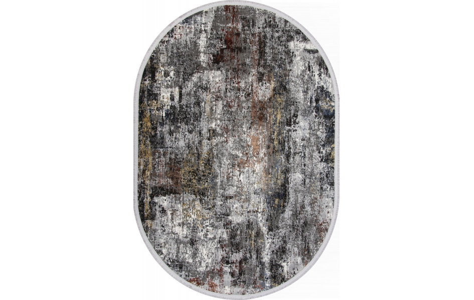 Ковер SI021M - MULTI / GREY - Овал - коллекция LISSABON
