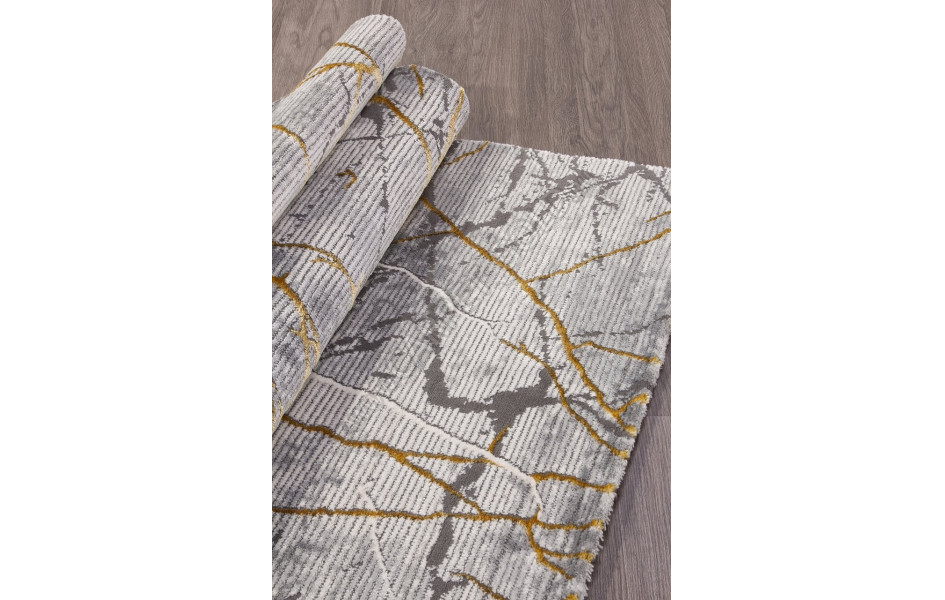 Ковер 08716G - GOLD / GOLD - Прямоугольник - коллекция OMEGA