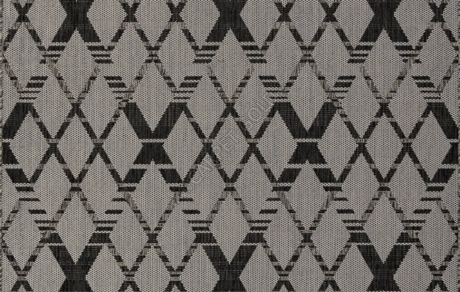 Ковер S135 - BLACK-GRAY - Прямоугольник - коллекция KAIR