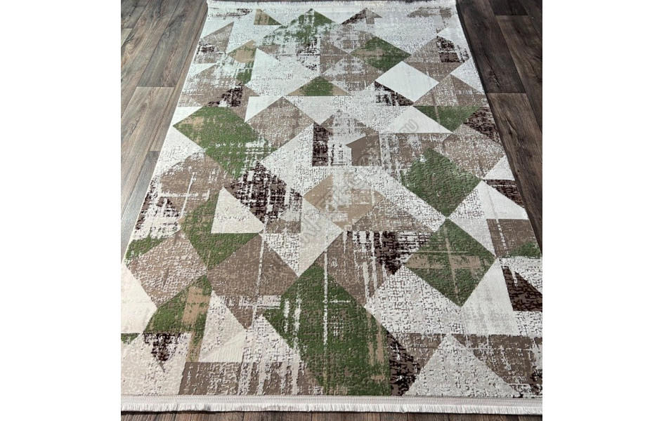 DECO 10128A GREEN-BEIGE