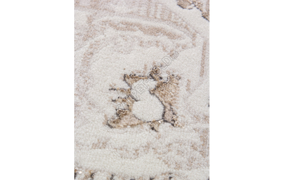 Ковер 04089A - CREAM HB / LIGHT GRI HB - Овал - коллекция NOVA