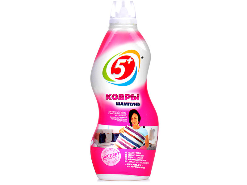 Чистка ковра шампунем 5+